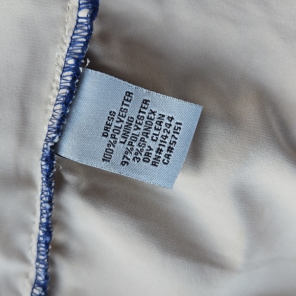 Eliza J. Royal Collection Blue Lace Overlay Low-back Sheath US 12 - Picture 9 of 10